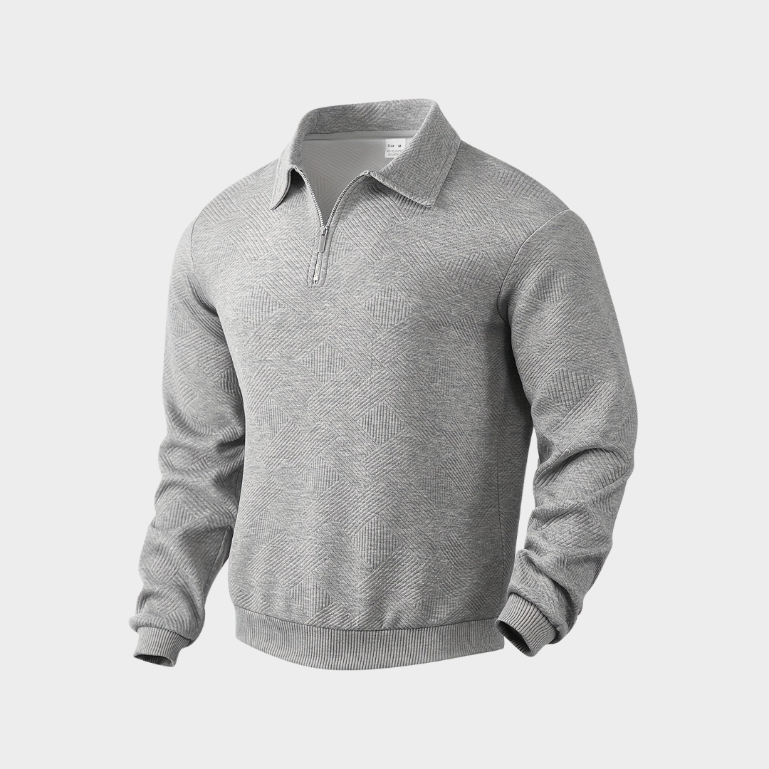 Evorn | Premium Men’s Quarter‑Zip Knit Sweater