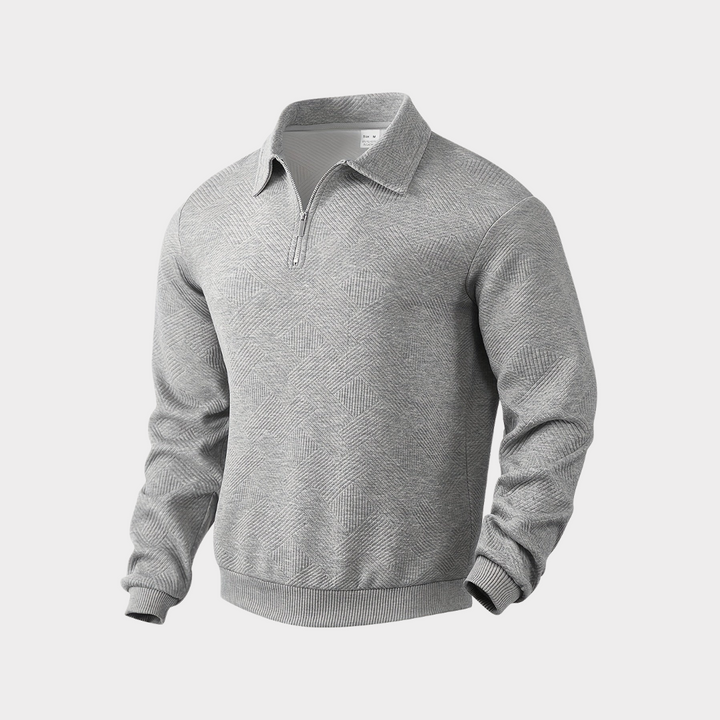 Evorn | Premium Men’s Quarter‑Zip Knit Sweater