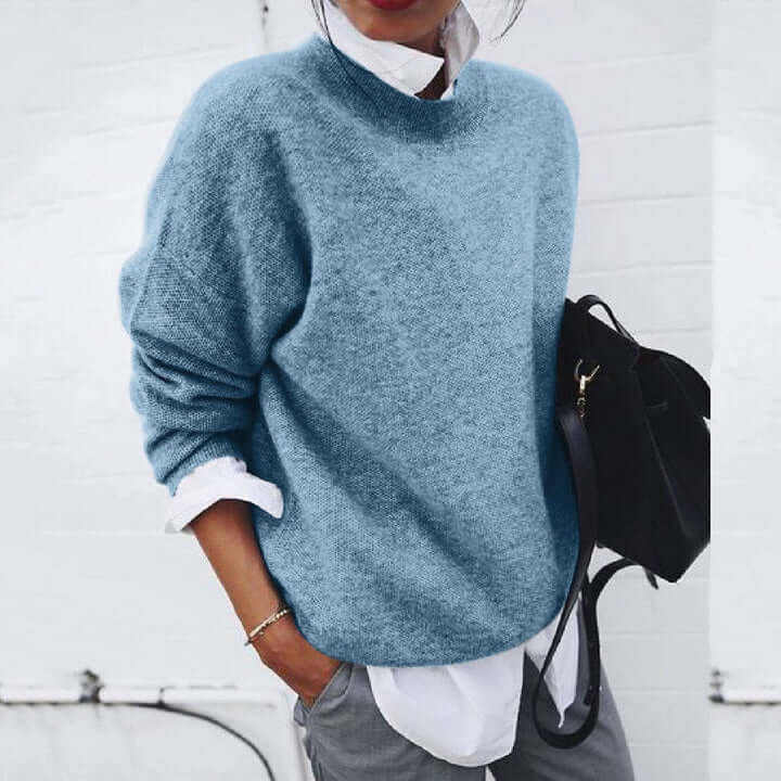 Women’s Cashmere Crewneck Sweater | Cashmere Style