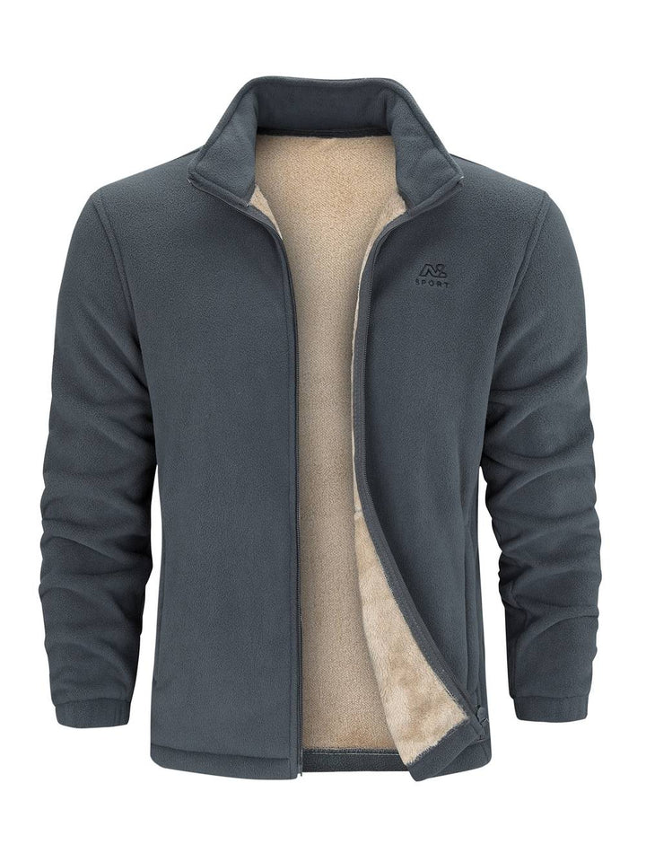 Men’s Fleece Vest with Wool Style Lining