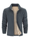 Men’s Fleece Vest with Wool Style Lining