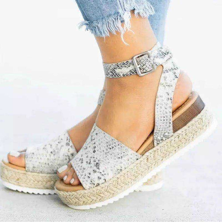Indigo | Women’s Platform Espadrille Sandals