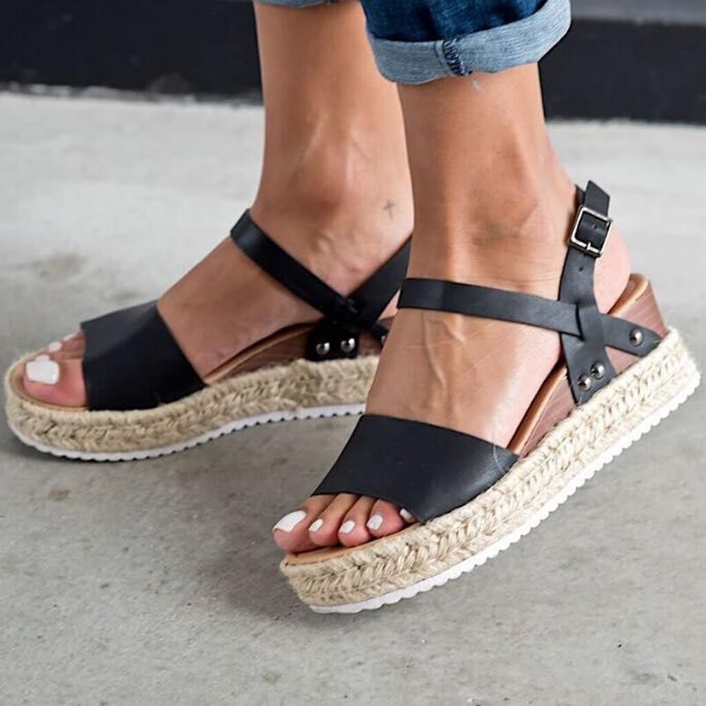 Indigo | Women’s Platform Espadrille Sandals