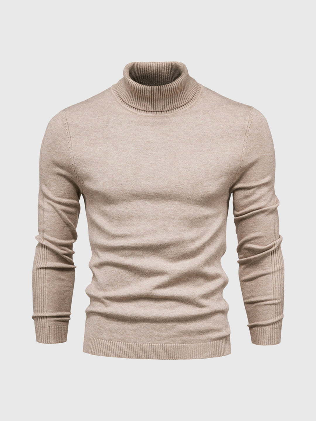 Men’s Soft Cotton Turtleneck Sweater