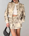 Sybilla | Women's 2-Piece Yellow Print Set