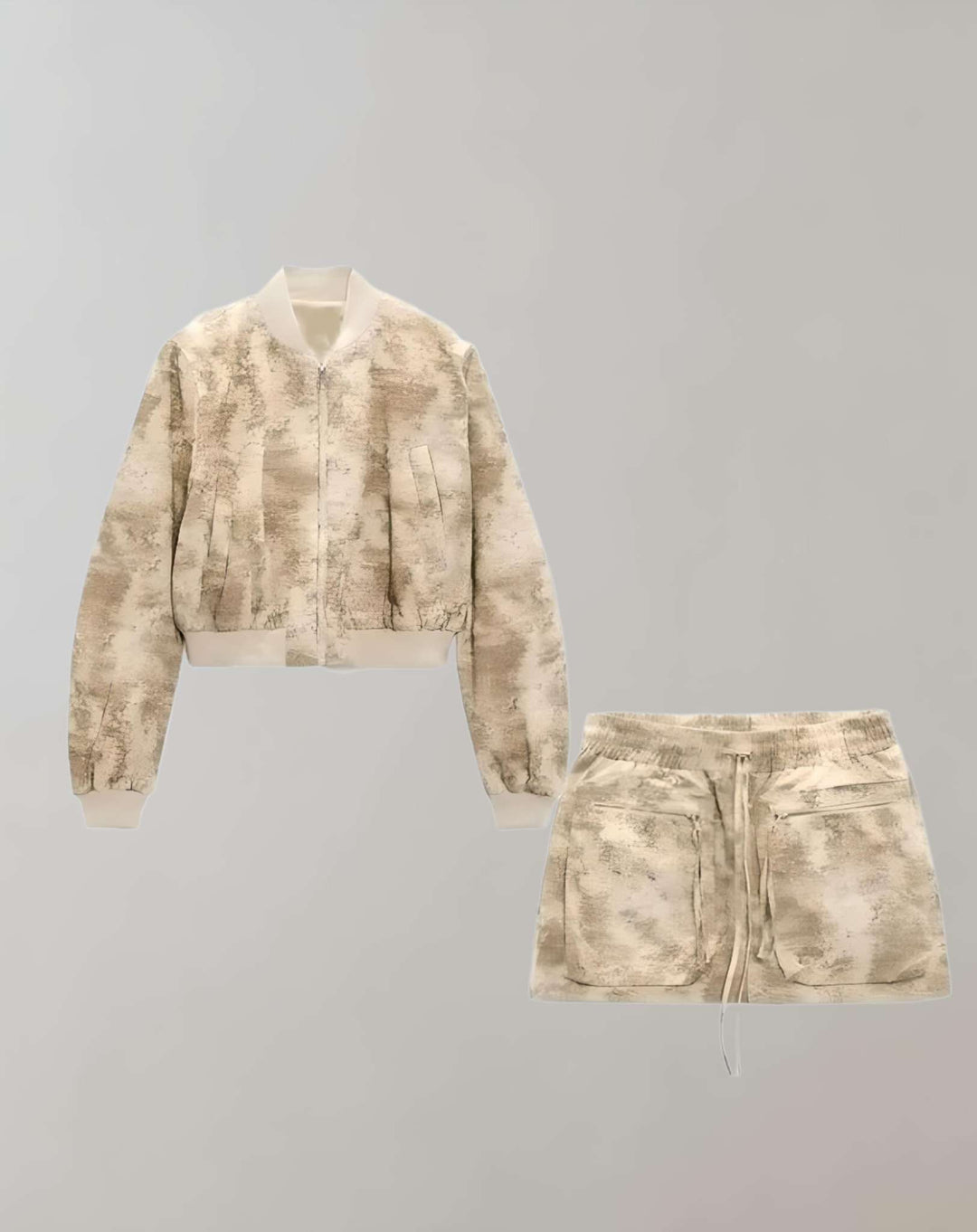 Sybilla | Women's 2-Piece Yellow Print Set