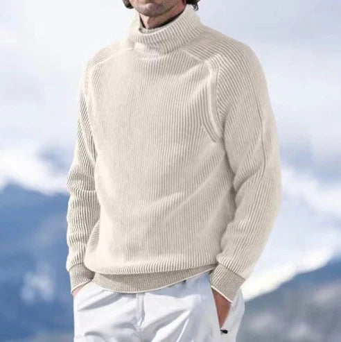 Men’s Cashmere Style Turtleneck Jumper
