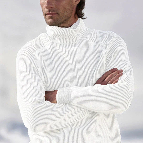 Men’s Cashmere Style Turtleneck Jumper