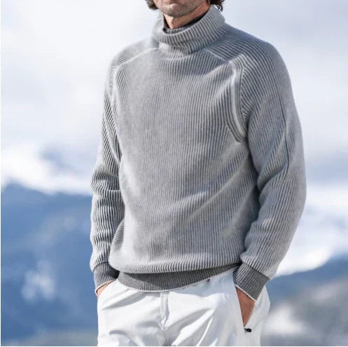 Men’s Cashmere Style Turtleneck Jumper