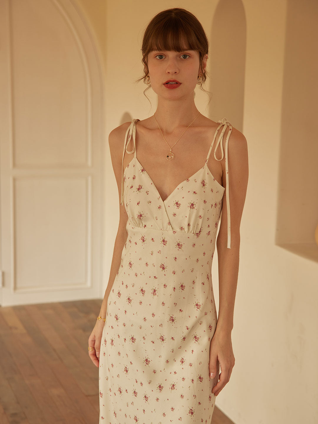 Fioriel | Floral Slip Maxi Dress