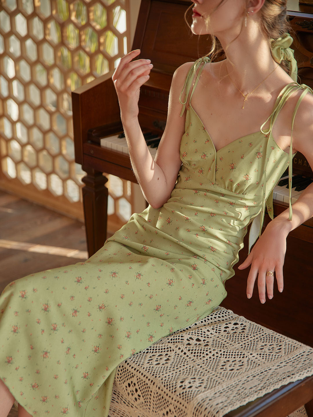 Fioriel | Floral Slip Maxi Dress