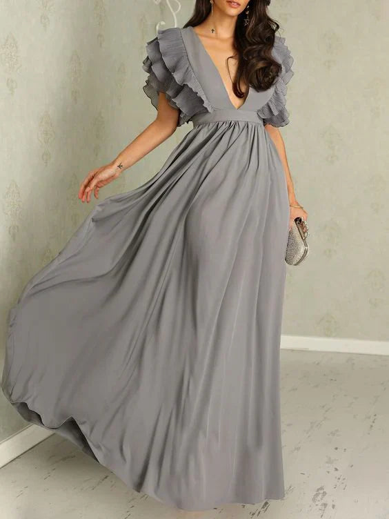 Ivyelle | Casual Summer Dress with Ruched Sleeves