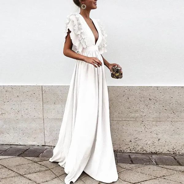Ivyelle | Casual Summer Dress with Ruched Sleeves