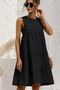 Virelia | Sleeveless Mini Dress with Round Neckline