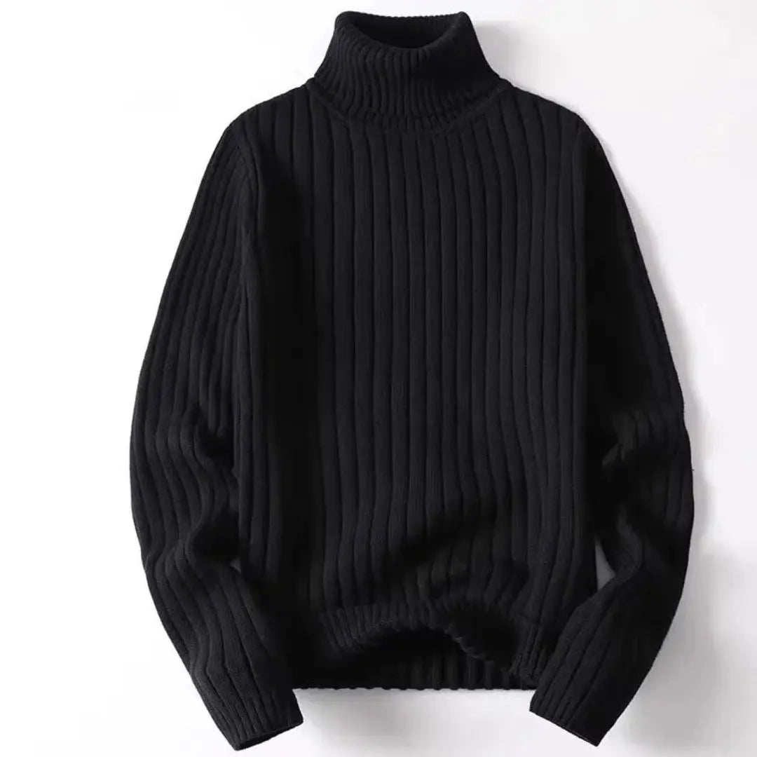 Men’s Ribbed Knit Sweater | Relaxed Fit