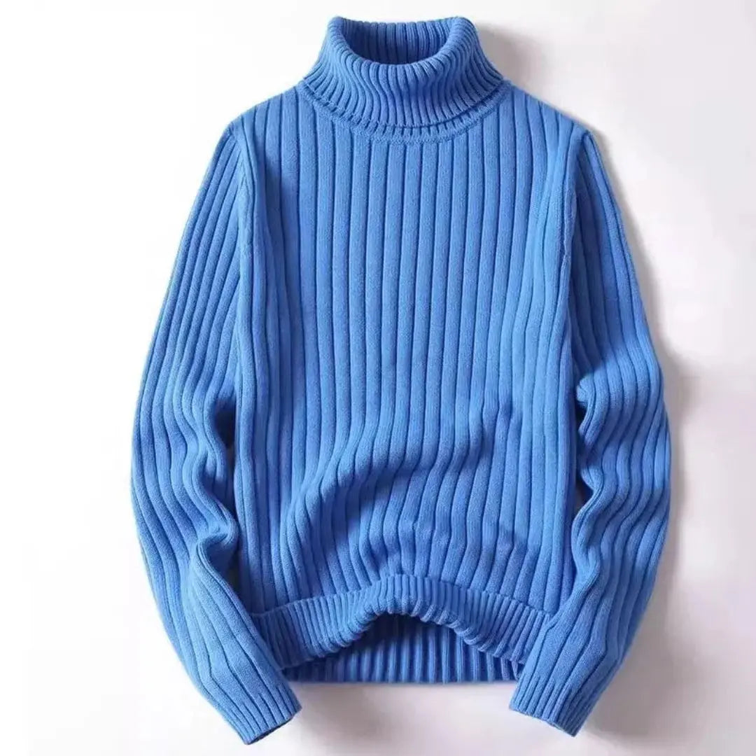Men’s Ribbed Knit Sweater | Relaxed Fit
