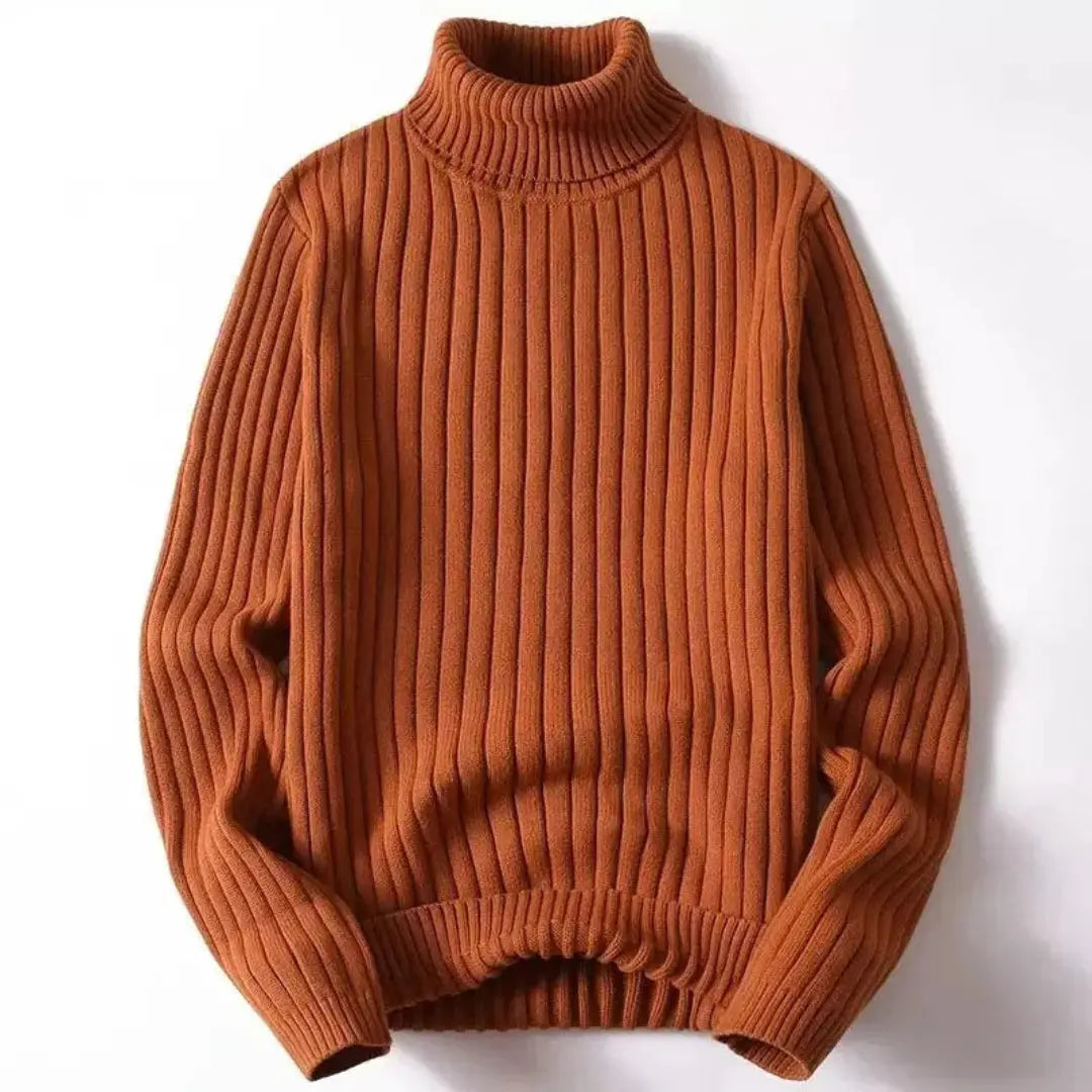 Men’s Ribbed Knit Sweater | Relaxed Fit