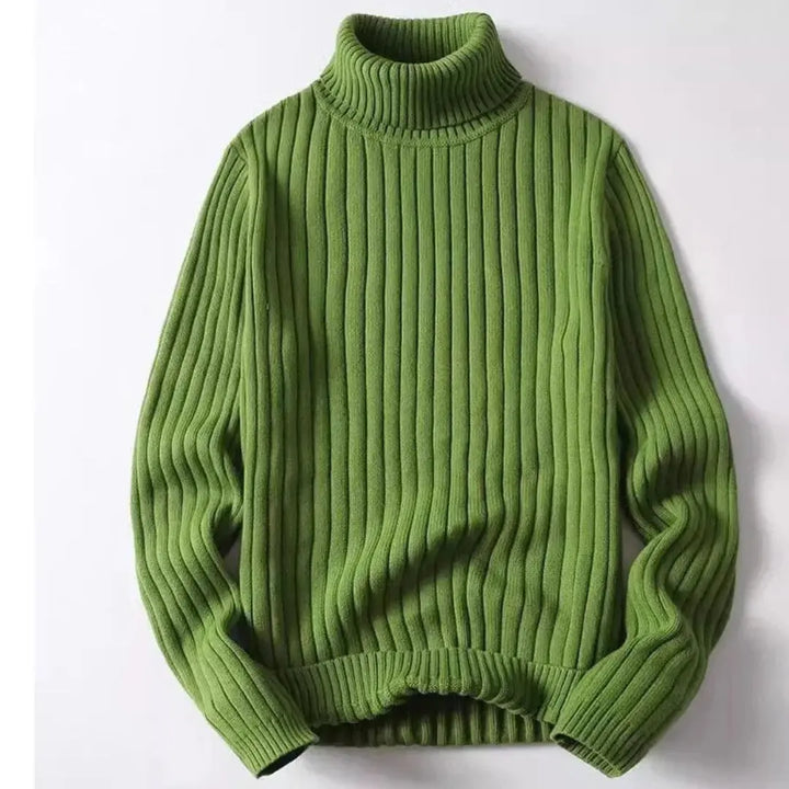 Men’s Ribbed Knit Sweater | Relaxed Fit