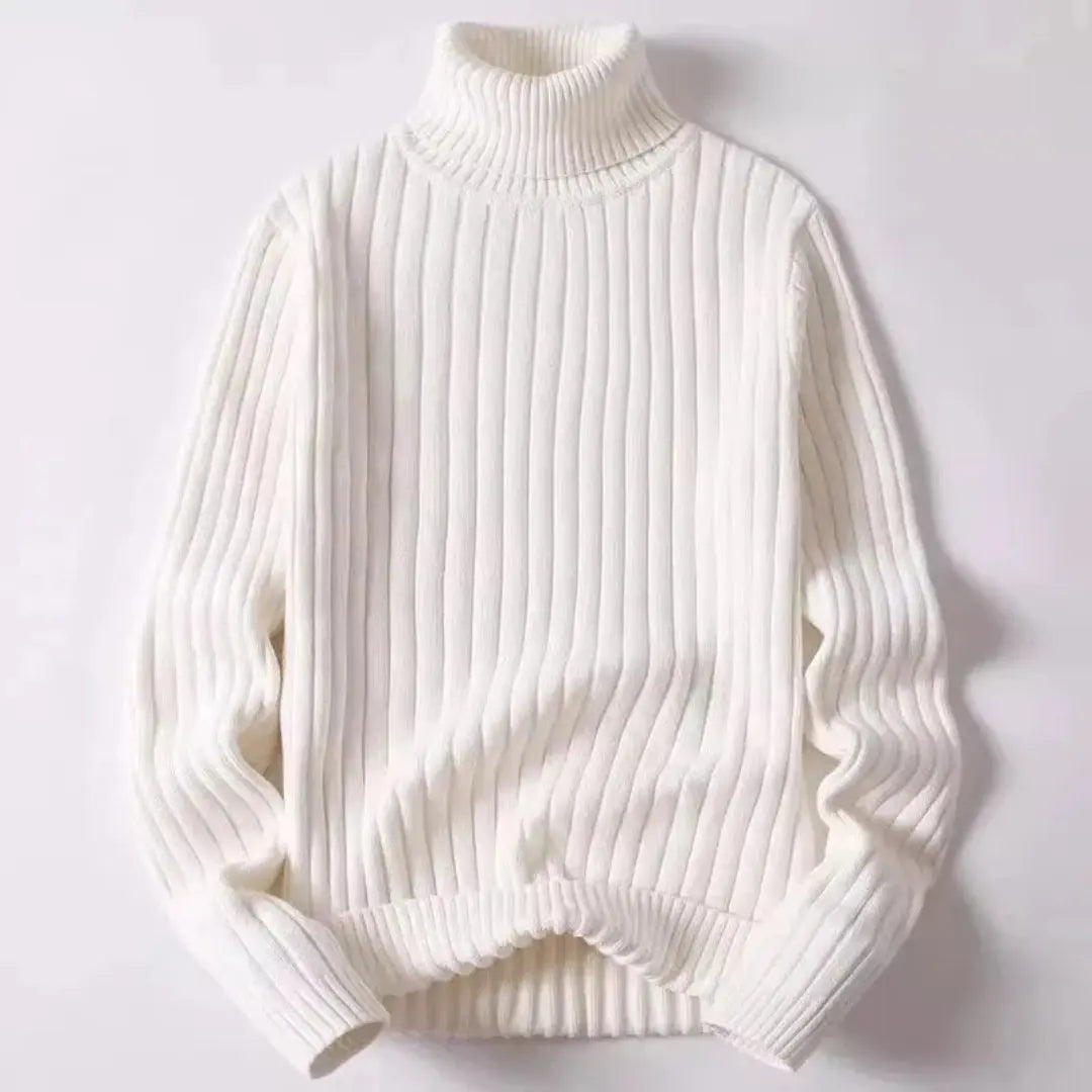 Men’s Ribbed Knit Sweater | Relaxed Fit