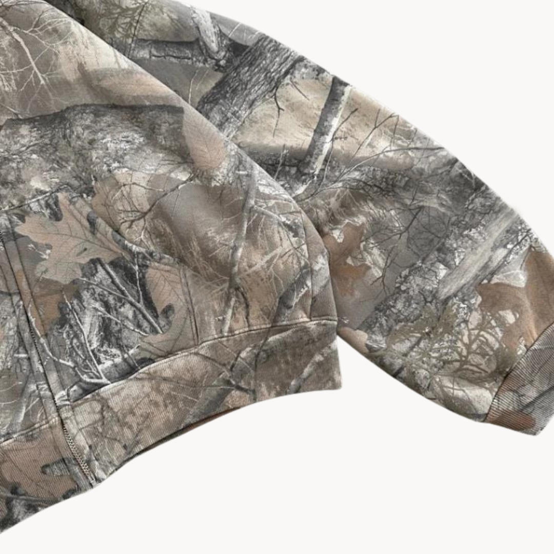 Oversized Camouflage Hoodie