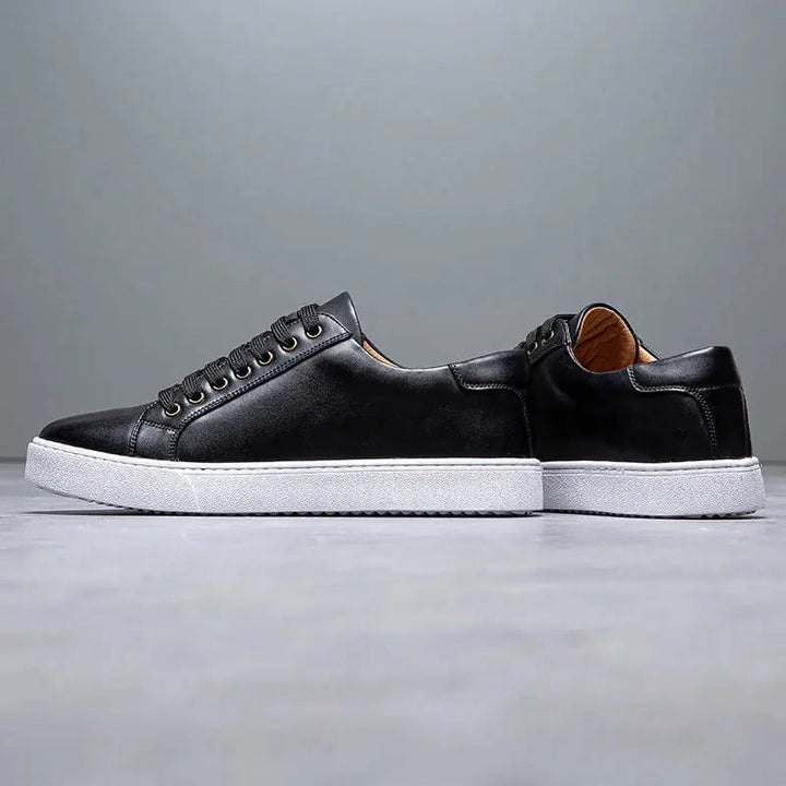 Men's Stylish Leather Trainers for Everyday Comfort