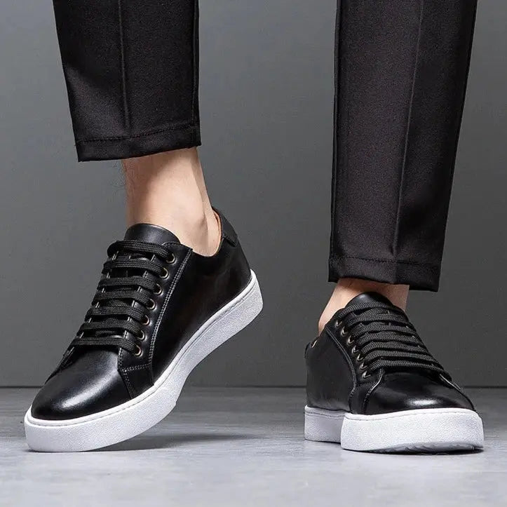 Men's Stylish Leather Trainers for Everyday Comfort