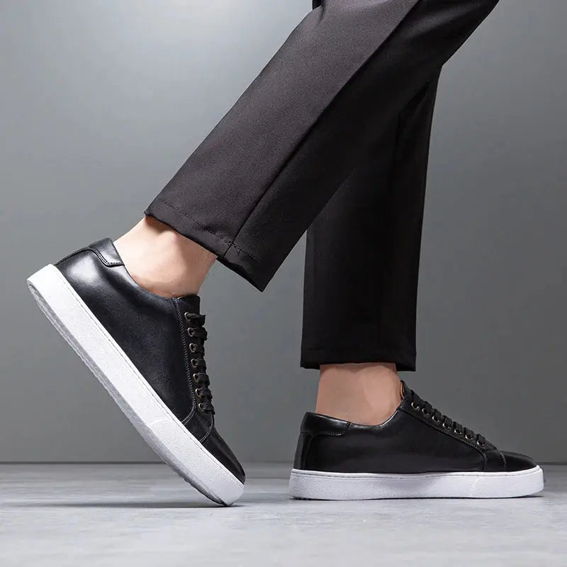 Men's Stylish Leather Trainers for Everyday Comfort
