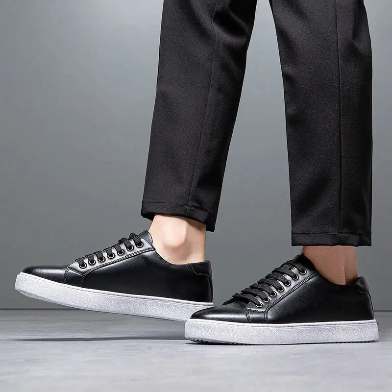 Men's Stylish Leather Trainers for Everyday Comfort