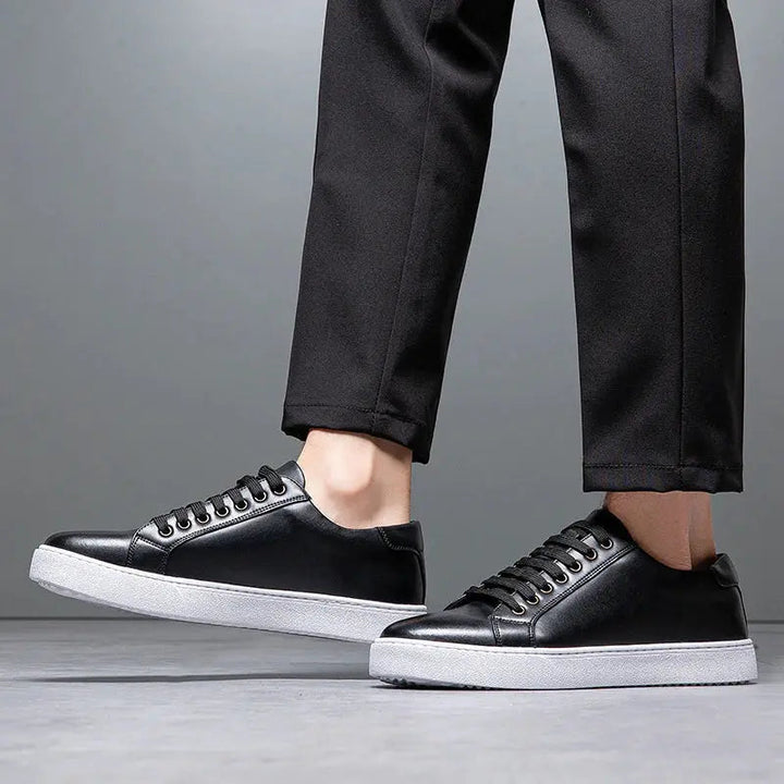 Men's Stylish Leather Trainers for Everyday Comfort