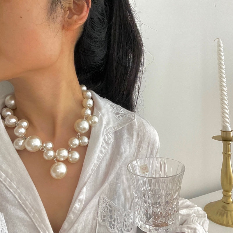 Elise | Stunning Pearl Necklace – Elegant Classic Jewelry for Women