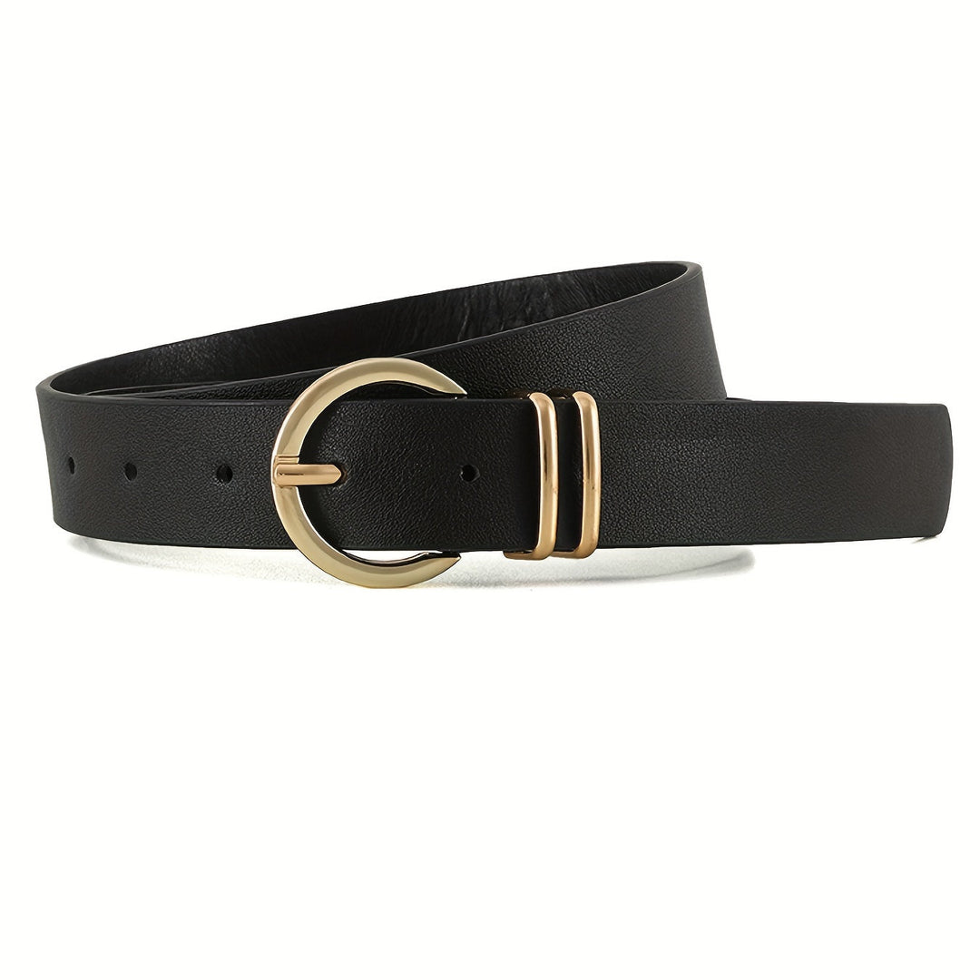 Halen | Stylish Women’s Leather Belt with Gold Buckle