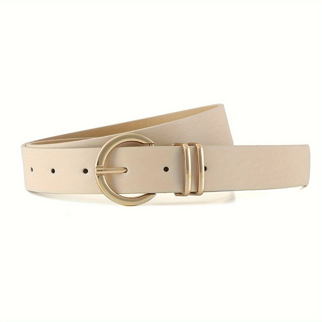 Halen | Stylish Women’s Leather Belt with Gold Buckle