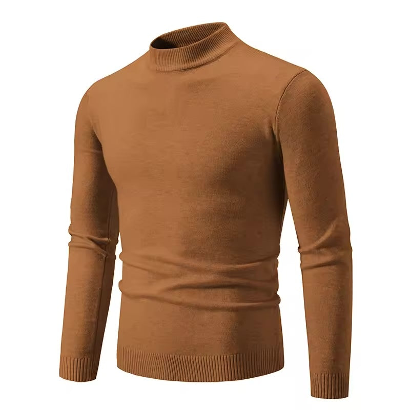 Men’s Soft Cotton Turtleneck Sweater