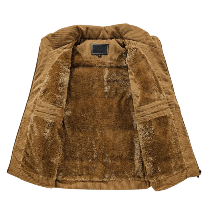 Seamus | Padded Sleeveless Jacket with Zipper