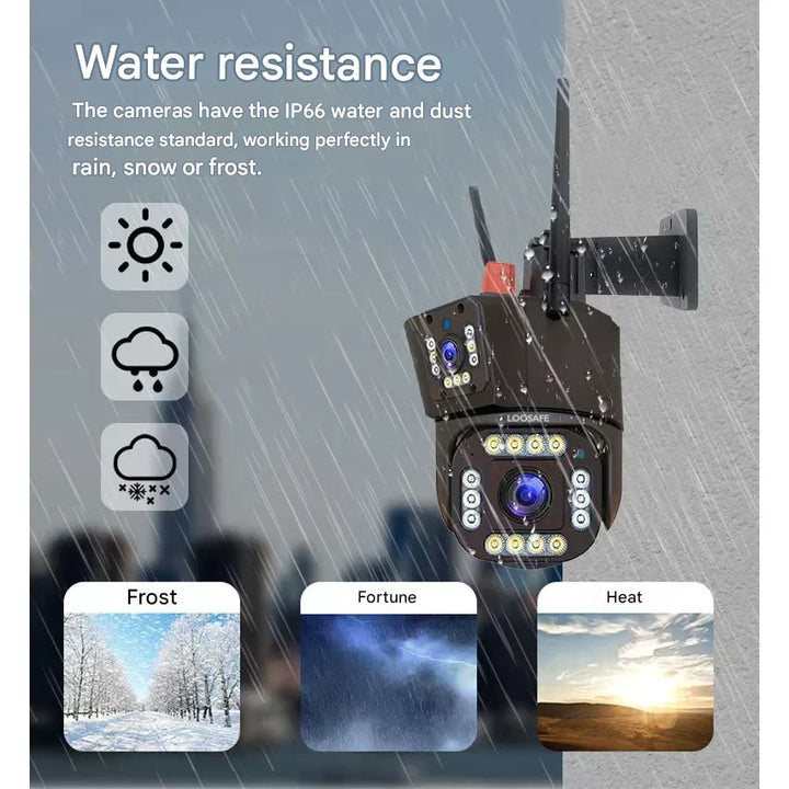 4K Solar Wireless Security Camera | Smart 360° Rotation