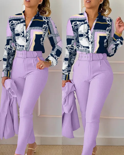Nyra | Women's Floral Print Outfit Set
