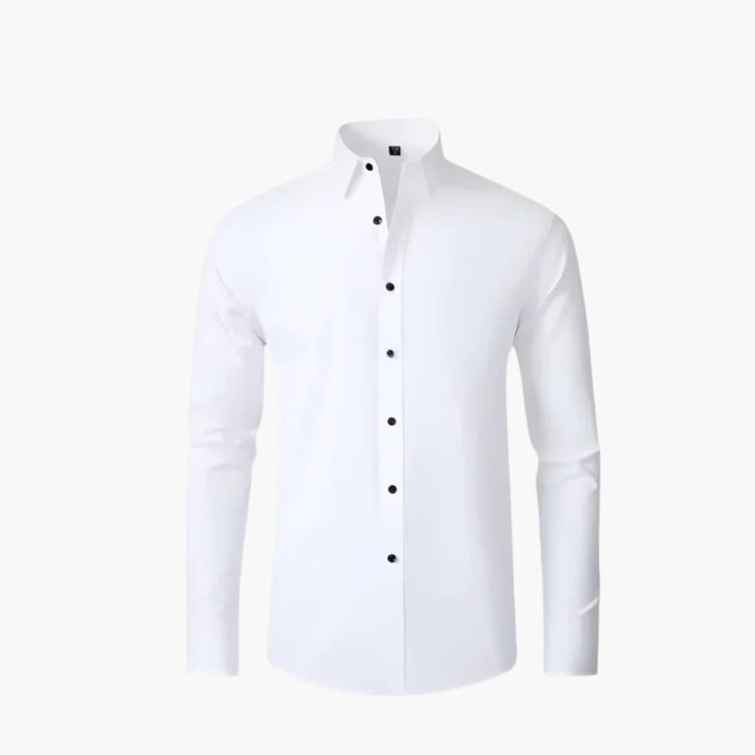 Men’s Slim-Fit Long-Sleeve Stretch Shirt