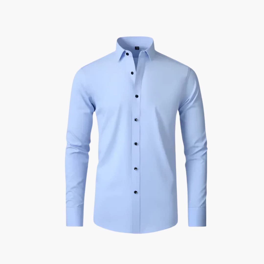 Men’s Slim-Fit Long-Sleeve Stretch Shirt