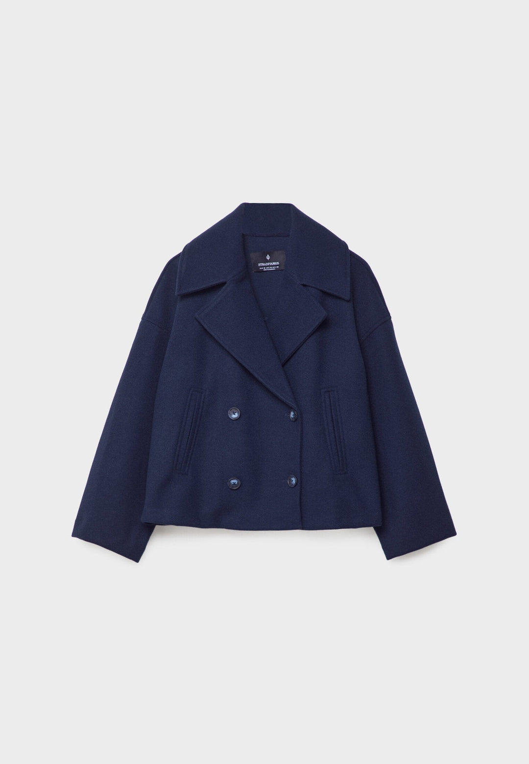 Kaelith | Chic Double-Breasted Short Blazer Jacket