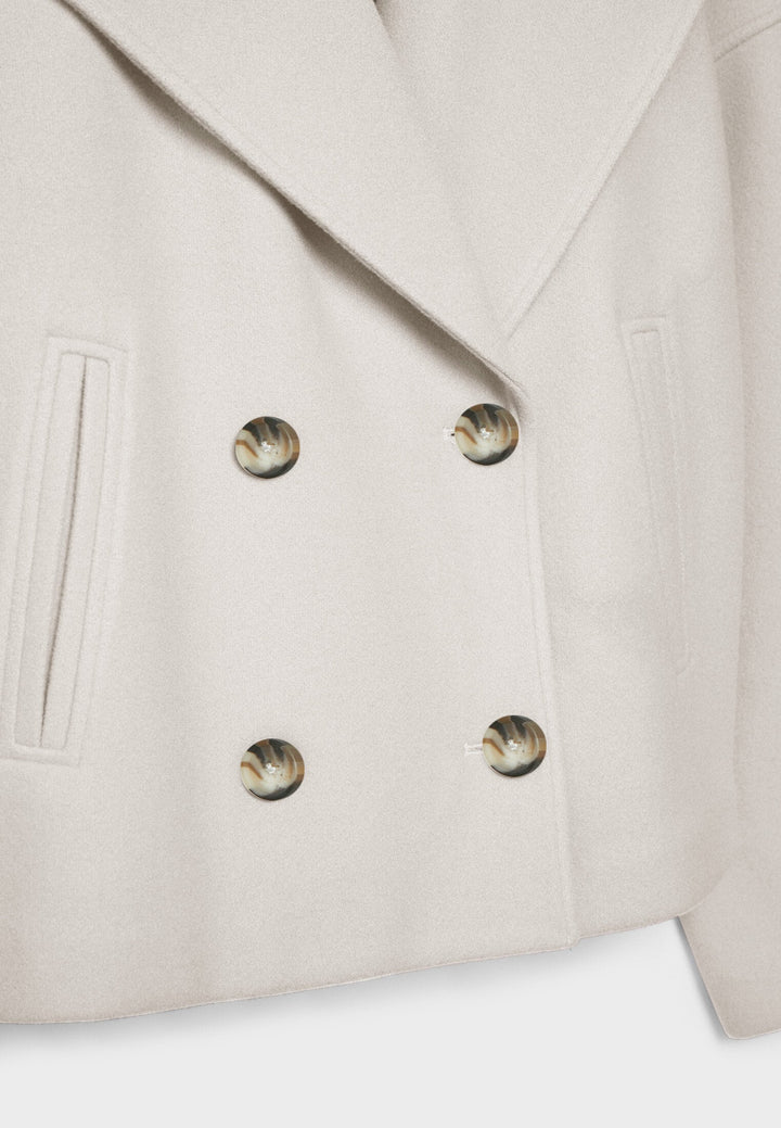 Kaelith | Chic Double-Breasted Short Blazer Jacket