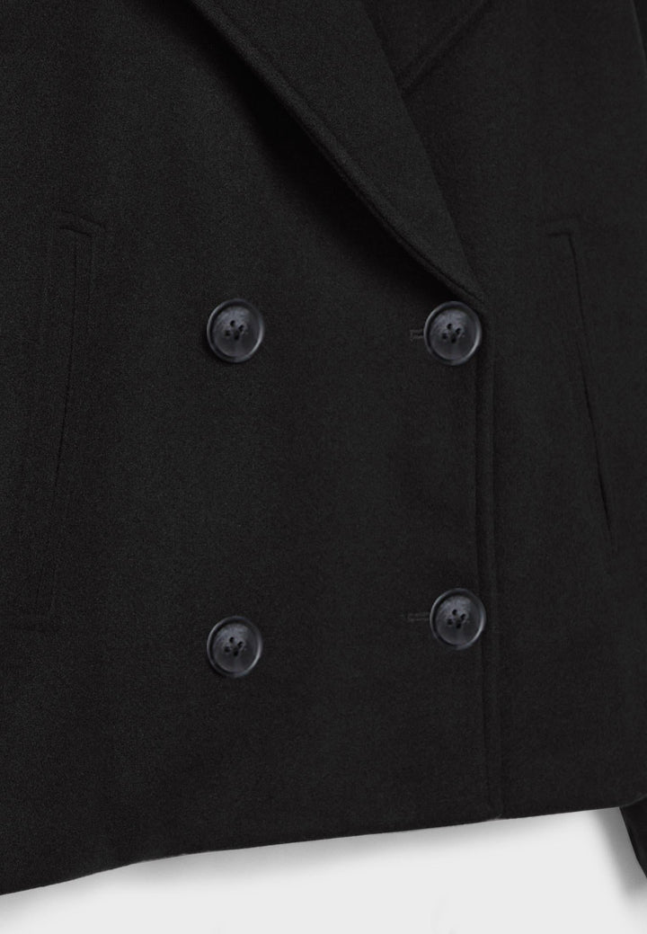 Kaelith | Chic Double-Breasted Short Blazer Jacket