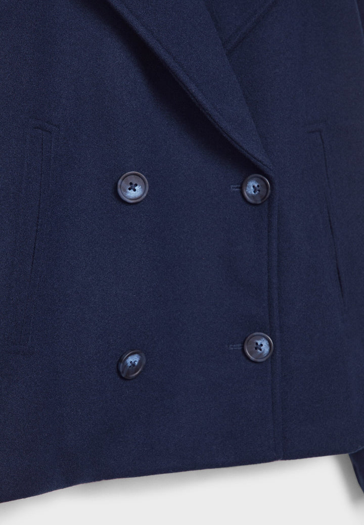Kaelith | Chic Double-Breasted Short Blazer Jacket