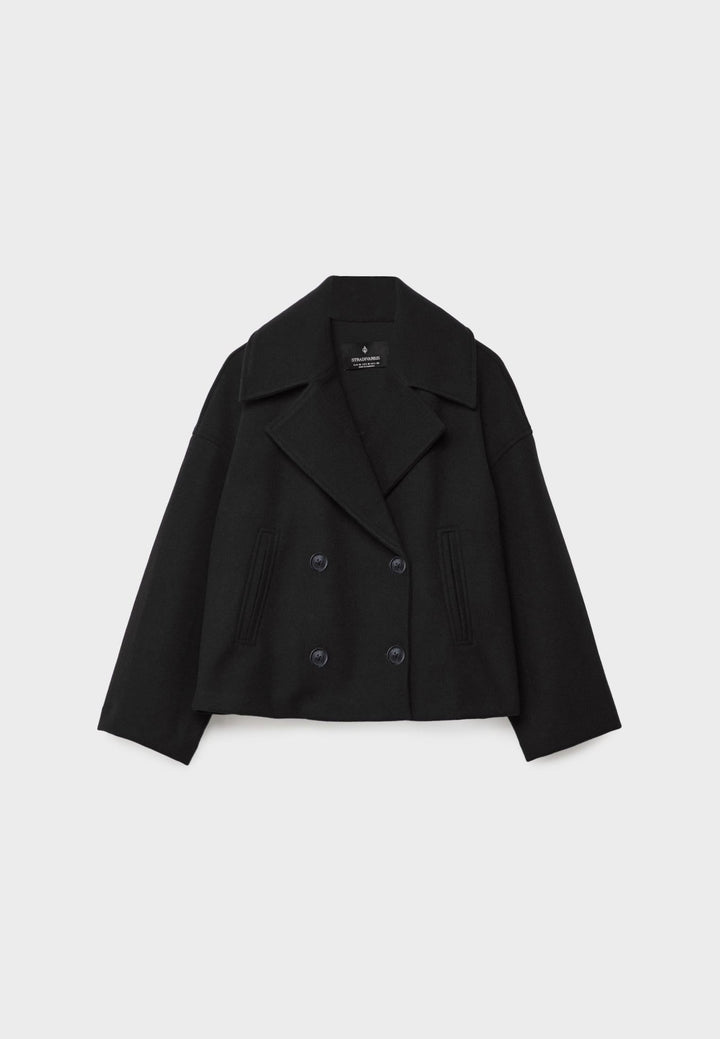Kaelith | Chic Double-Breasted Short Blazer Jacket