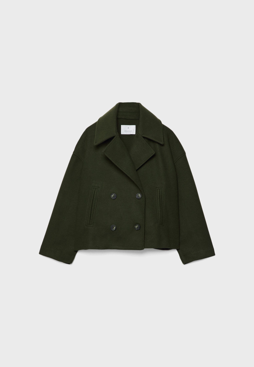 Kaelith | Chic Double-Breasted Short Blazer Jacket
