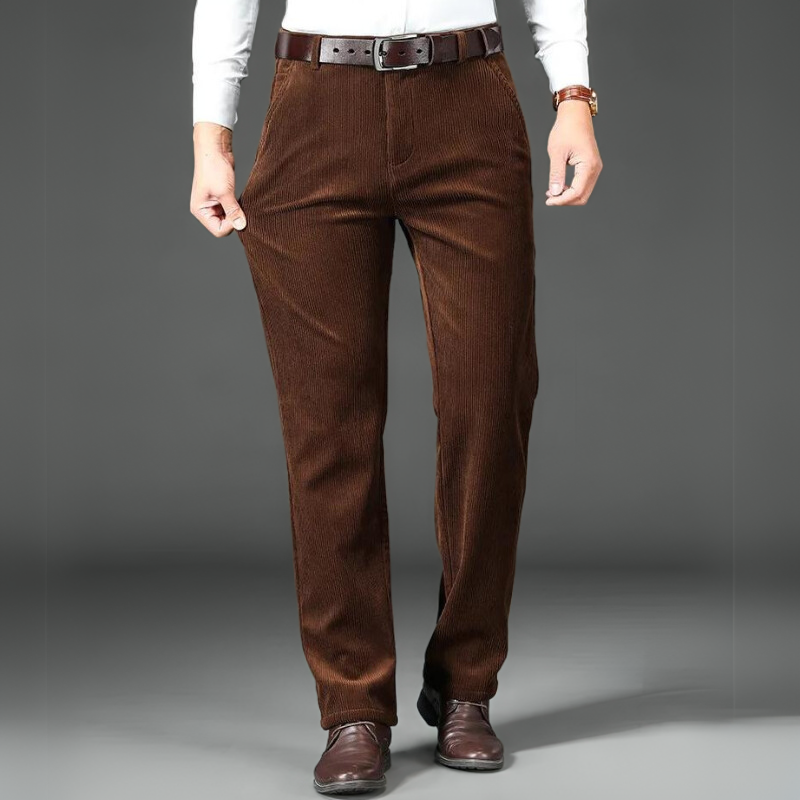 Men’s Oxford Corduroy Pants | Smart-Casual Finish