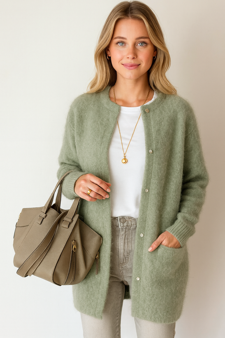 Women's Wool Blend Vest | Warm & Cozy Knit