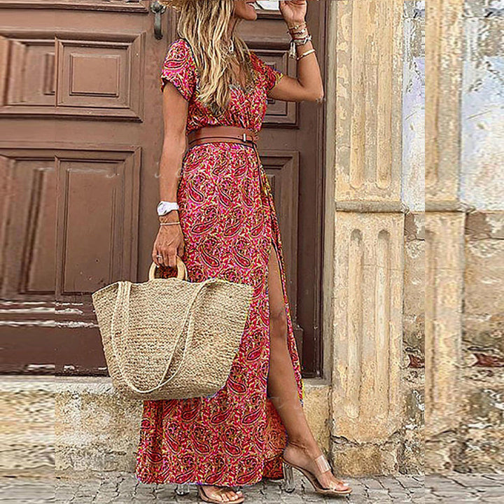 Sylvara | Stylish Floral Maxi Dress for Summer & Parties