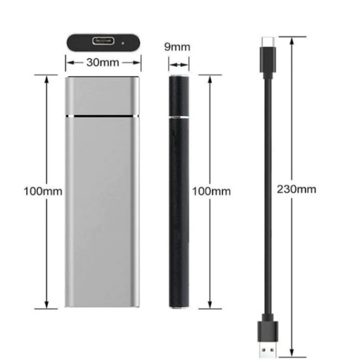 8 TB Portable External Hard Drive | Compact USB 3.0 Storage