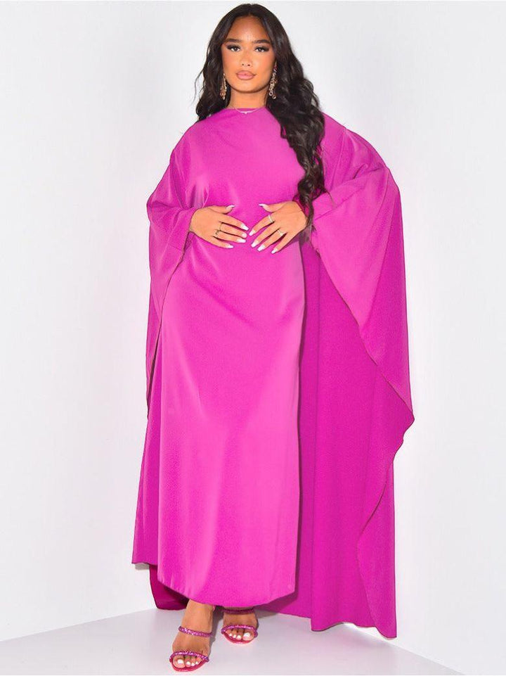 Azelina | Elegant Long-Sleeve Midi Dress for Women
