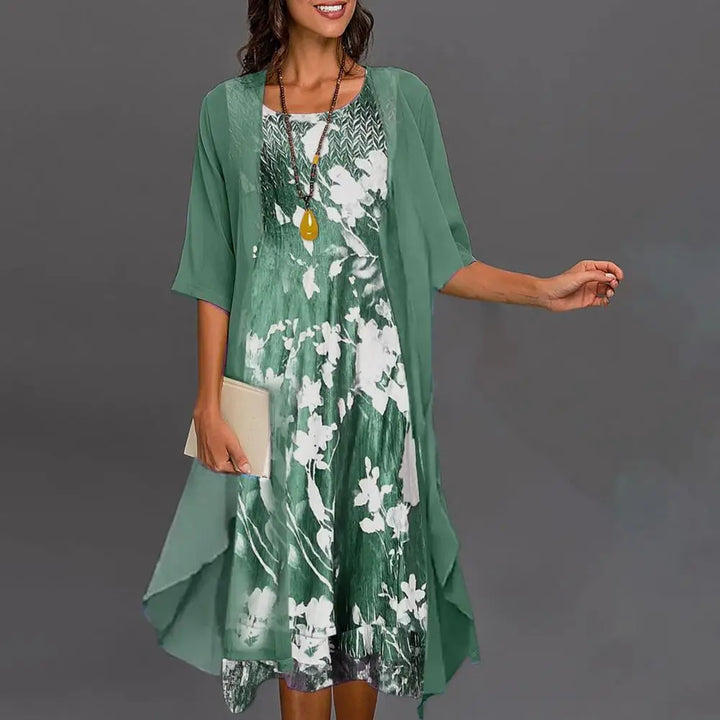 Lurelia | Elegant Long Sleeve Evening Knit Dress for Women